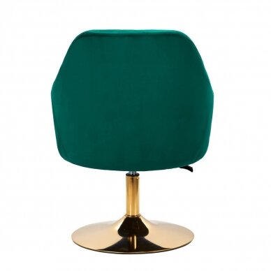 Swivel armchair 4Rico QS-BL14G Velvet Green 3