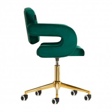 Bürostuhl mit Rollen 4Rico QS-OF213G Velvet Green 3