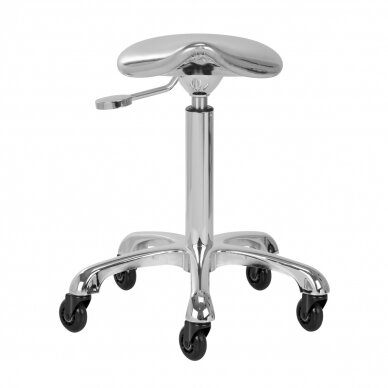 Beautician stool Gabbiano Fine Silver 2