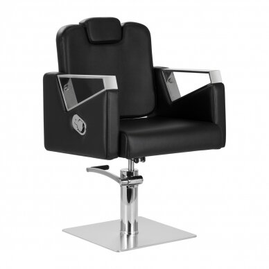 Hairdressing chair Gabbiano Barber Hairdressing Chair Vilnius Black