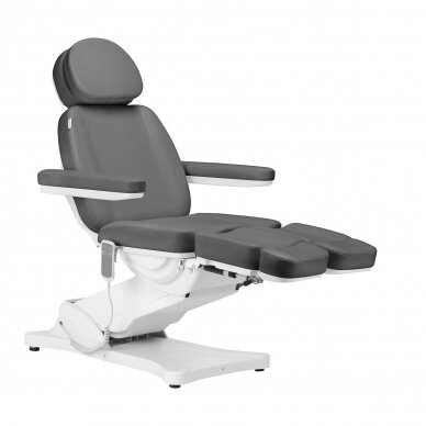 Kosmetoloģijas krēsls SILLON CLASSIC 2 MOTOR ELECTRIC PEDI GREY 1