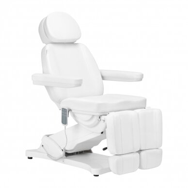 Kosmetologinis krėslas SILLON CLASSIC 3 MOTOR ELECTRIC PEDI WHITE