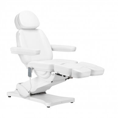 Kosmetoloģijas krēsls SILLON CLASSIC 3 MOTOR ELECTRIC PEDI WHITE 1