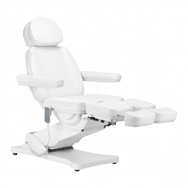 Krzesło kosmetyczne SILLON CLASSIC 3 MOTOR ELECTRIC PEDI WHITE 2