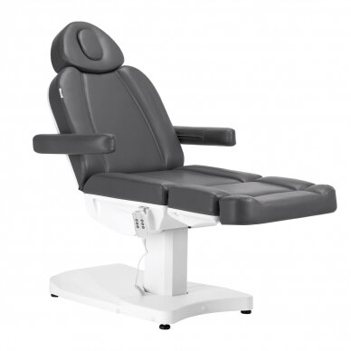 Cosmetology chair Azzurro 803D Electric 3 Motors Professional Grey 2