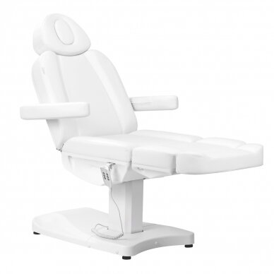 Cosmetology chair Azzurro 803D Electric 3 Motors Professional White 3