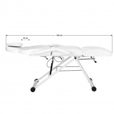 Cosmetology chair Azzurro 563 White 16