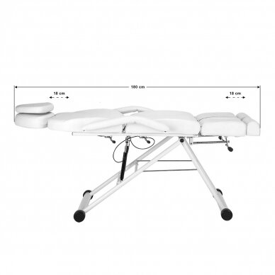 Cosmetology chair Azzurro 563S Pedi White 16