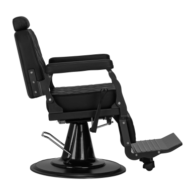 Hairdressing Barber Chair Gabbiano Carlos Extra Black 3