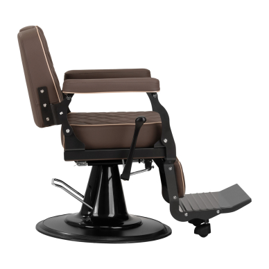 Hairdressing Barber Chair Gabbiano Carlos Brown 3