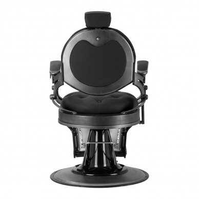 Kirpyklos kėdė Barber Chair Gabbiano Niccolo Black 2