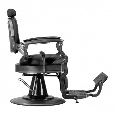 Kirpyklos kėdė Barber Chair Gabbiano Niccolo Black 3