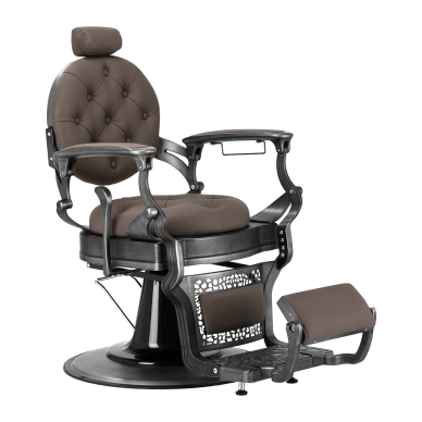 Kirpyklos kėdė Barber Chair Gabbiano Niccolo Brown