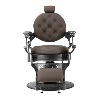 Kirpyklos kėdė Barber Chair Gabbiano Niccolo Brown 1