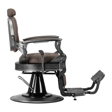 Kirpyklos kėdė Barber Chair Gabbiano Niccolo Brown 3