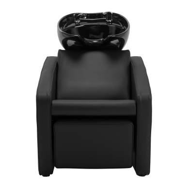 Hairdressing sink with electric footrest Gabbiano Emma Black 1