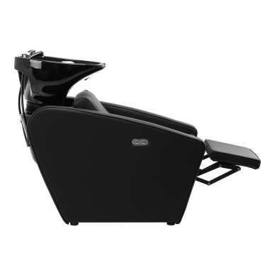 Hairdressing sink with electric footrest Gabbiano Emma Black 4