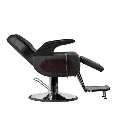 Hairdressing chair Professional Barber Chair Gabbiano Dallas Black 2