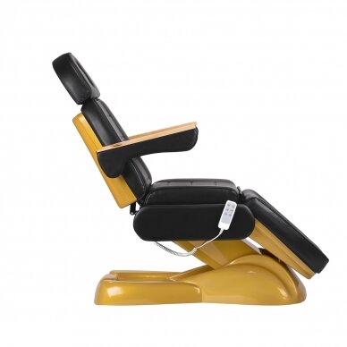 Kosmetoloogia tool SILLON LUX 273B ELECTRIC ARMCHAIR 3 MOTOR GOLD BLACK 1