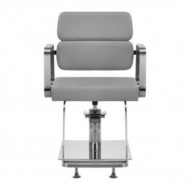 Hairdressing chair Gabbiano Porto Silver Grey 2