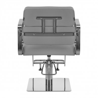 Hairdressing chair Gabbiano Porto Silver Grey 3