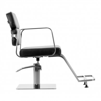 Hairdressing chair Gabbiano Porto Silver Black 1