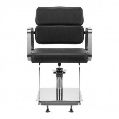 Hairdressing chair Gabbiano Porto Silver Black 2