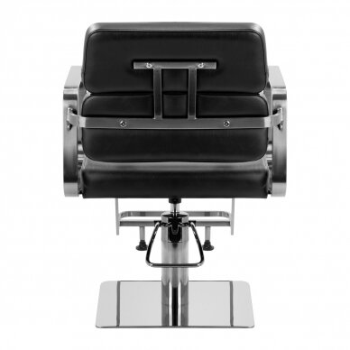 Парикмахерское кресло Gabbiano Porto Silver Black 3