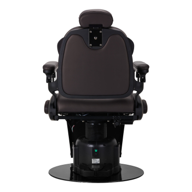 Electric hairdressing chair Professional Barber Chair Gabbiano Duke Brown 2