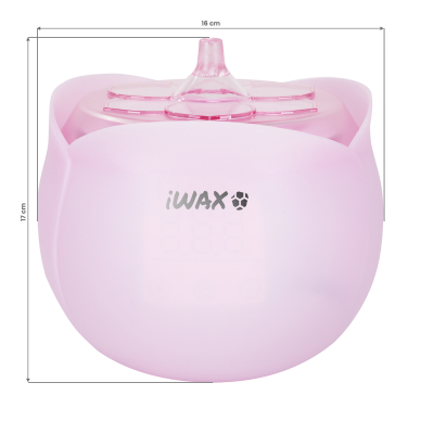 Wax warmer iWax Flower 450ml 40W Rose 6