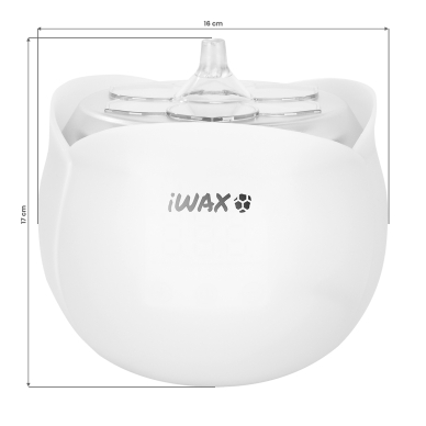 Vaska sildītājs iWax Flower 450ml 40W White 7