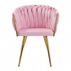 Armchair 4Rico QS-GW06G Velvet Pink