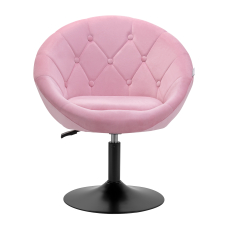 Swivel armchair 4Rico QS-BL12B Velvet Pink