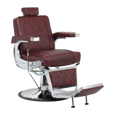 Kirpyklos kėdė Professional Barber Chair Hair System BM88066 Bordo