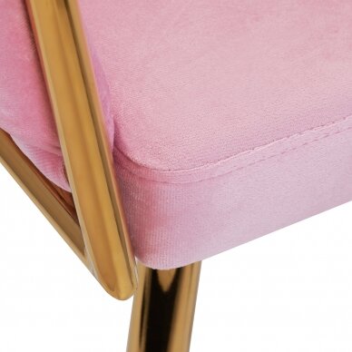 Fotelis 4Rico QS-GW06G Velvet Pink 5