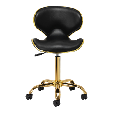 Taboret kosmetyczny Gabbiano Q-4599G Gold Black 2