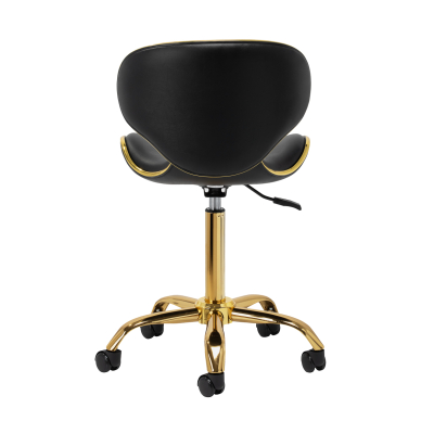 Taboret kosmetyczny Gabbiano Q-4599G Gold Black 3