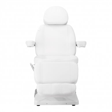 Cosmetology chair Sillon Luxury Electric 3 Motors Foot Control White 1