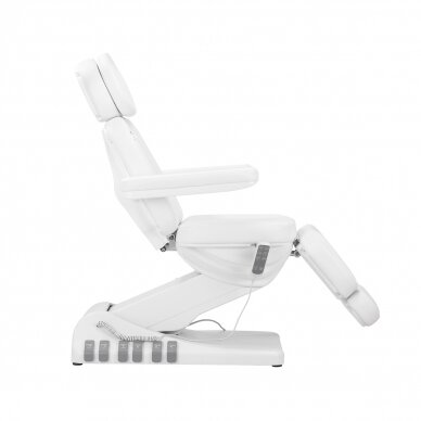 Fotel kosmetyczny Sillon Luxury Electric 3 Motors Foot Control White 3