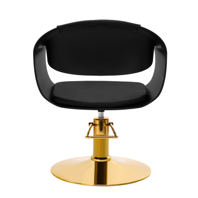 Friseurstuhl Gabbiano A364 Gold Black 3