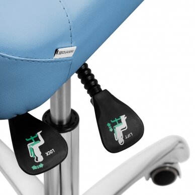 Podiatry stool Giovanni 1005 Blue 6