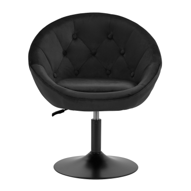 Fotel obrotowy 4Rico QS-BL12B Velvet Black 1