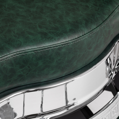 Friseurstuhl Barber Chair President Green Chrome 6