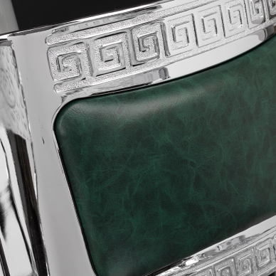 Parturituoli Barber Chair President Green Chrome 9