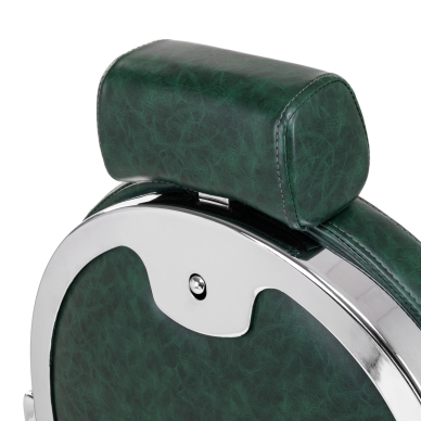 Parturituoli Barber Chair President Green Chrome 14