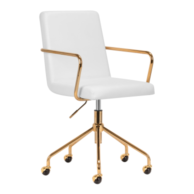 Biroja krēsls ar riteņiem QS-OF211G Gold Cream Grey