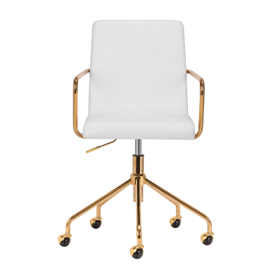 Офисный стул на колесиках QS-OF211G Gold Cream Grey 1