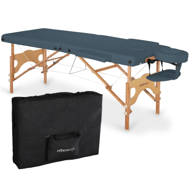 Foldable massage table AvenoLife Aura 2 Agate Blue (Standard Line) 12