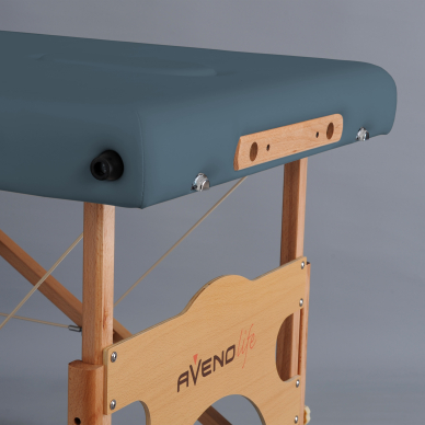 Foldable massage table AvenoLife Aura 2 Agate Blue (Standard Line) 2