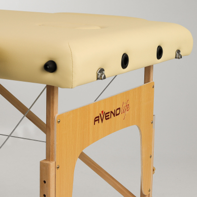 Folding massage table AvenoLife Bianca 3 Beige (Economy Line) 5